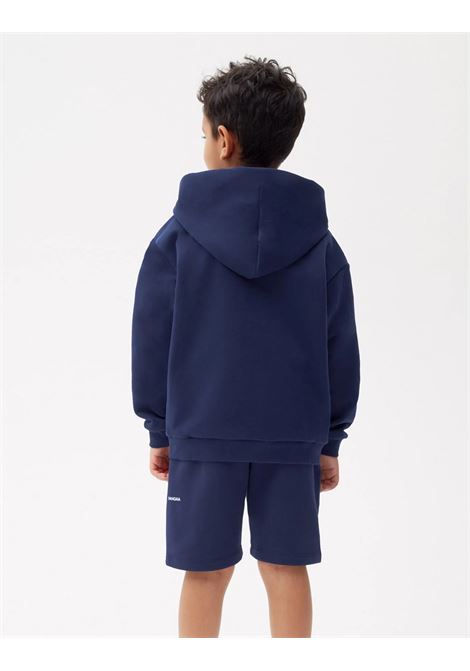 Felpa Zippata 365 Con Cappuccio Blu Navy PANGAIA KIDS | 10000317NAVY BLUE